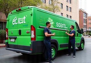 Véhicule de service mobile Éclat Clean