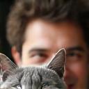 Julien M. et sa Scottish Fold Mila